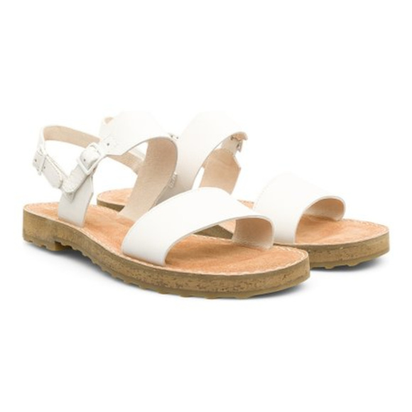Camper Shoes - Camper Pimpom Leather Sandals White 10